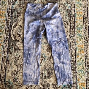 Lululemon align tie dye 21" crop